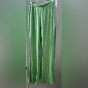 Green Wide Leg Pants